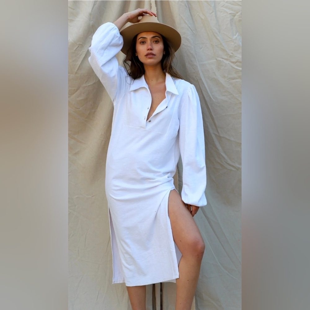 Jen's Pirate Booty French Countryside Verona Dress Winter White NWOT